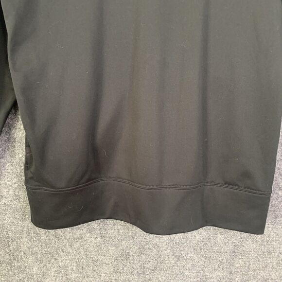 Nike Full Zip Light Weight Jacket Women M Black W/White Cording Pockets Raglan - Picture 11 of 12